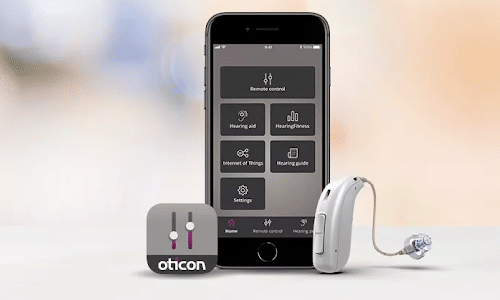 Phone App for hearing aids